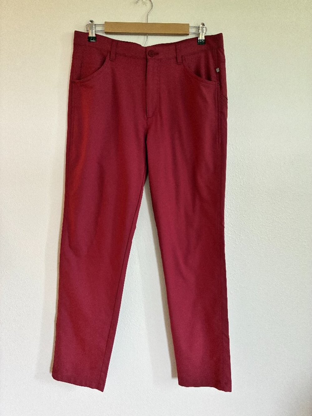 Ping Golf Pants Mens 34x32 Maroon SensorCool Performance Chino Trousers Stretch